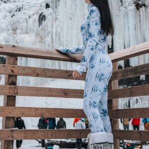 Bogner x LoveShackFancy leggings and long sleeve t-shirt - read the description!